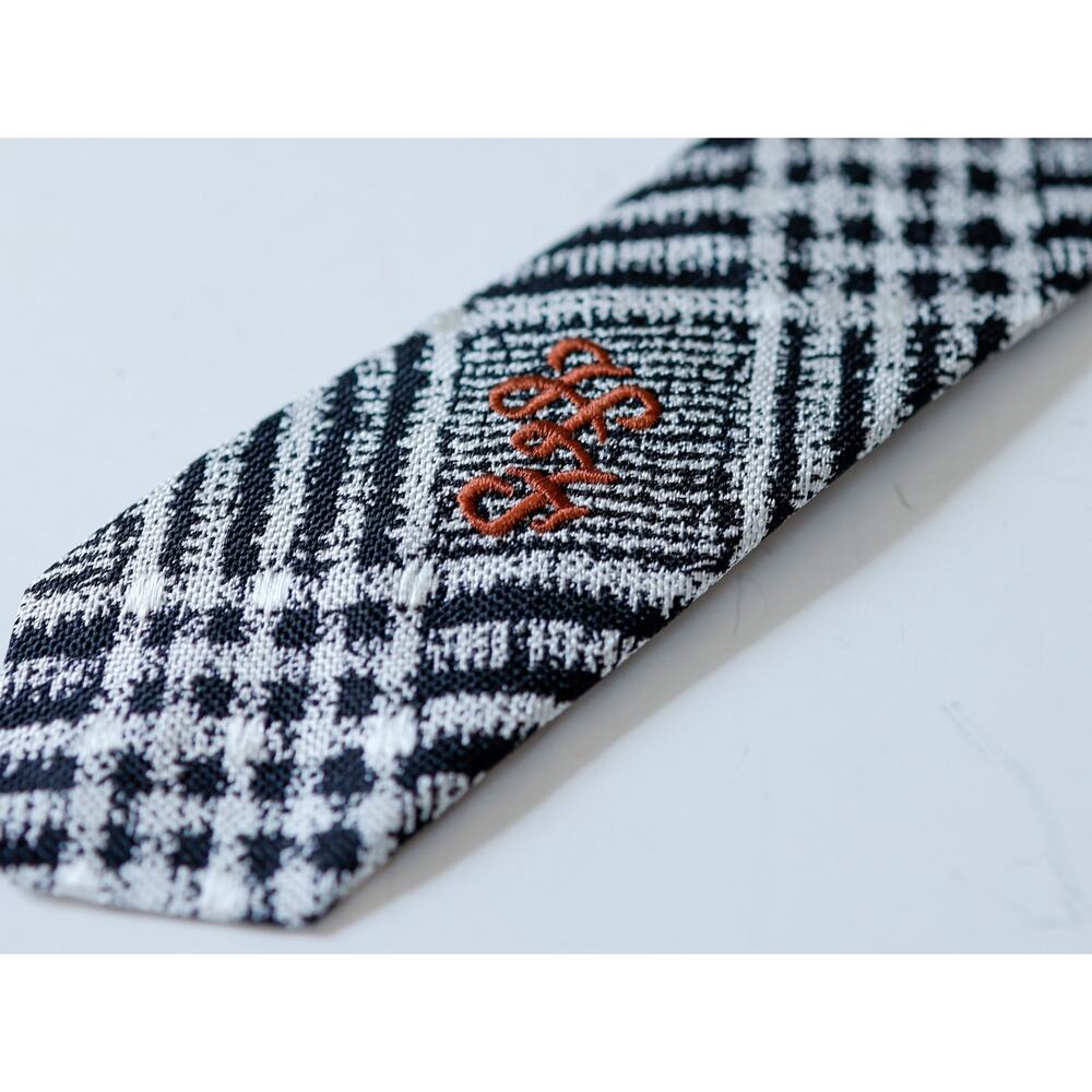 VTG Hickey Freeman USA Silk Glen Plaid Tie Business Preppy Academia Old Money - Picture 8 of 16